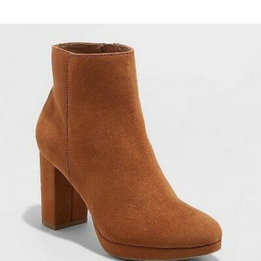 A new day cognac daisy ankle boots